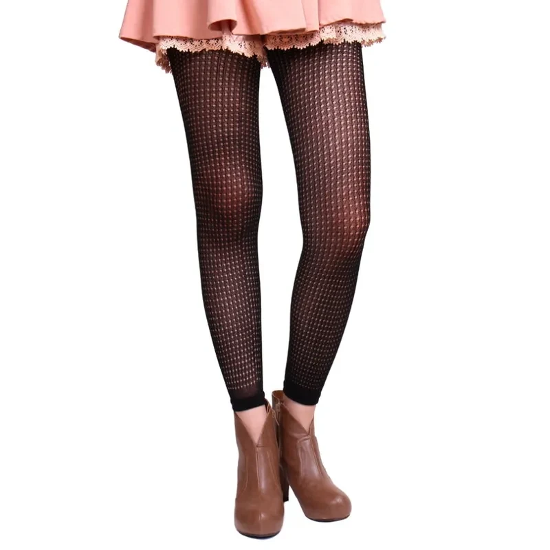 おしゃれなレギンス－ホール柄